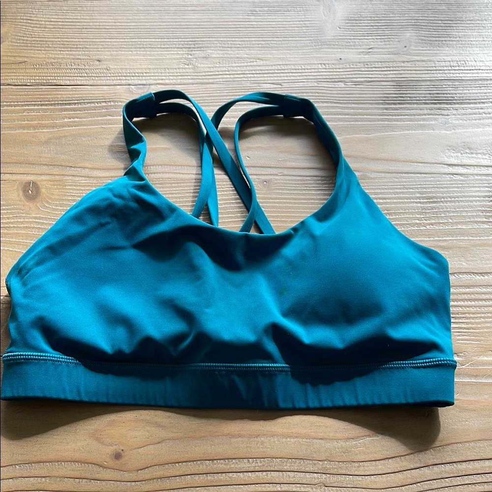 CRZ YOGA Deep Teal Sports Bra